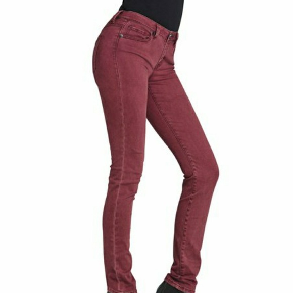 CAbi Denim - CAbi Maroon Skinny Jeans